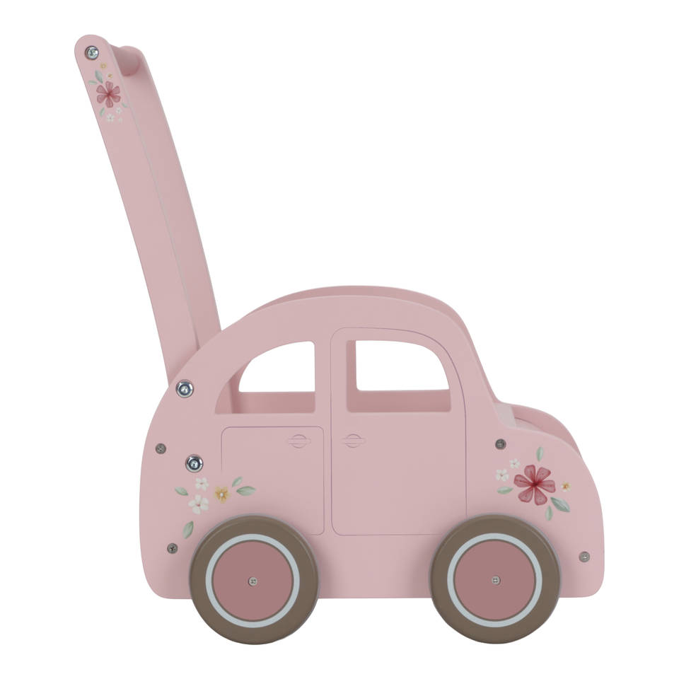Little Dutch houten loopwagen - roze