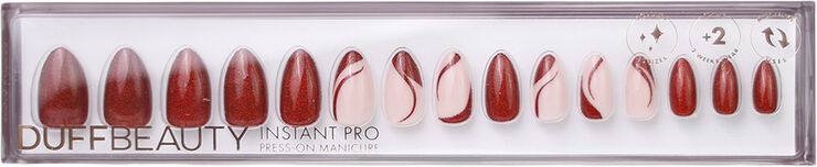 DUFFBEAUTY Space Cherry - Instant Pro Press-on Manicure