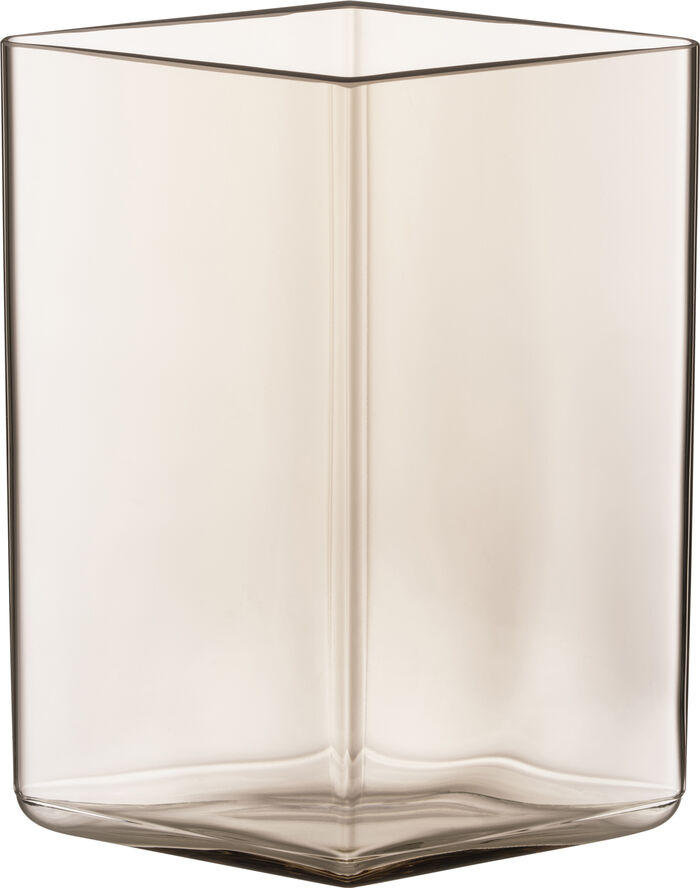 Iittala Ruutu vase 11,5 x 14 cm- linen Linen