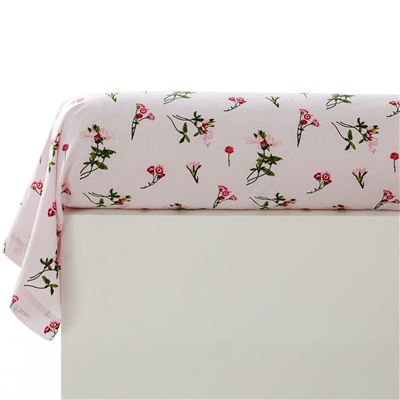 Linge de lit motif herbier - BECQUET CRÉATION