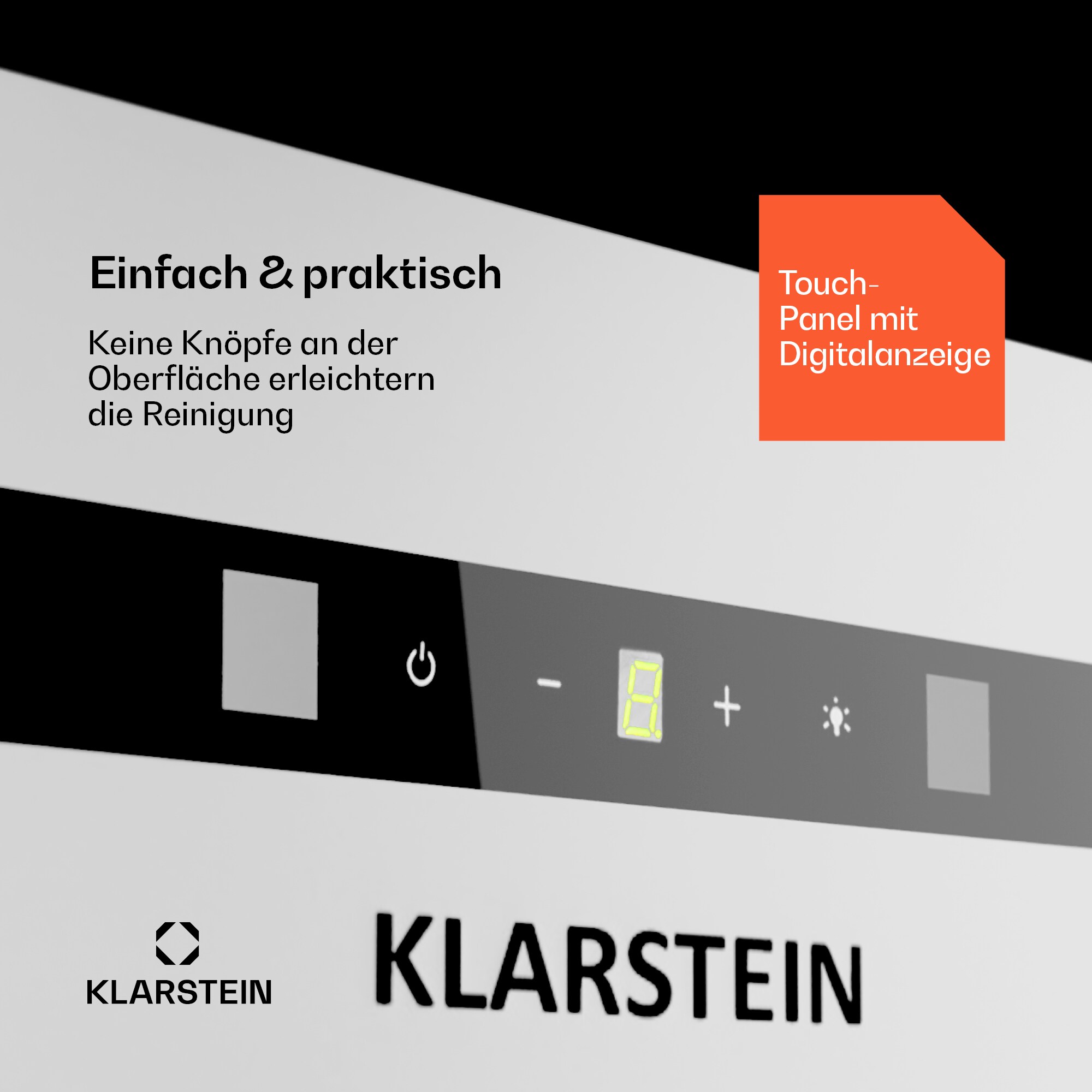 Paolo 72 Dunstabzugshaube Einbau 72 cm 520 m³/h LED Touch A++ Weiß