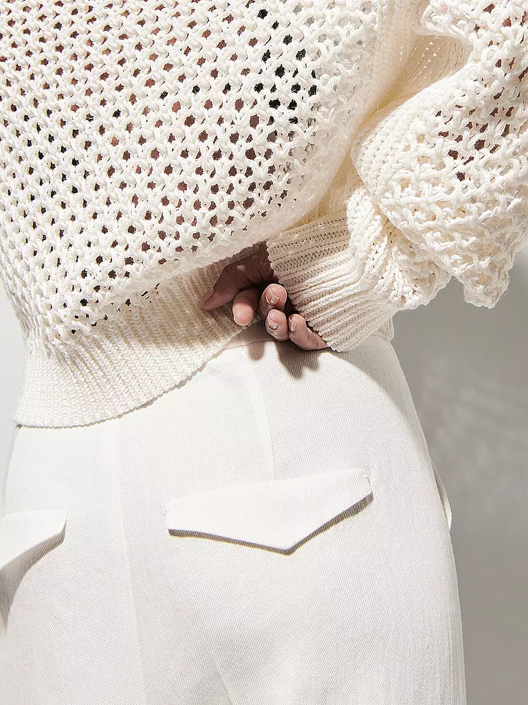 LUISA CERANO Marlenehose weiss
