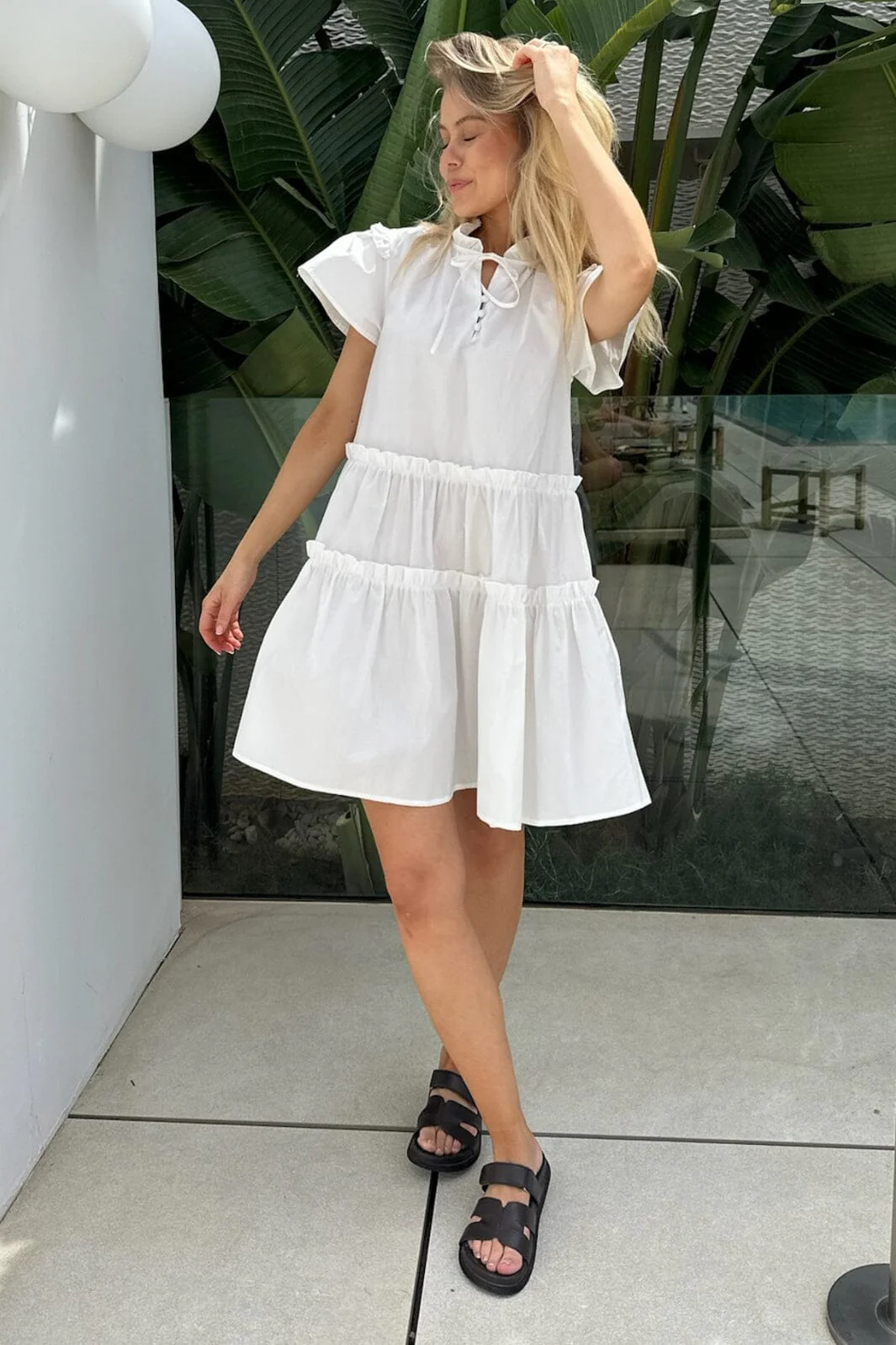 BYIC Fridaic Dress white white