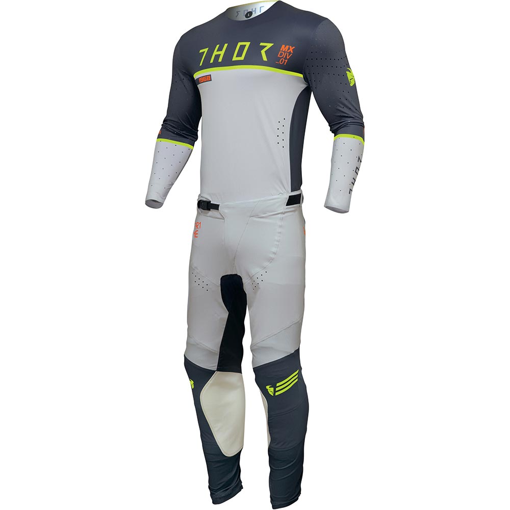 Thor Motocross - Pantalon Prime Ace Bleu foncé / Gris / Jaune