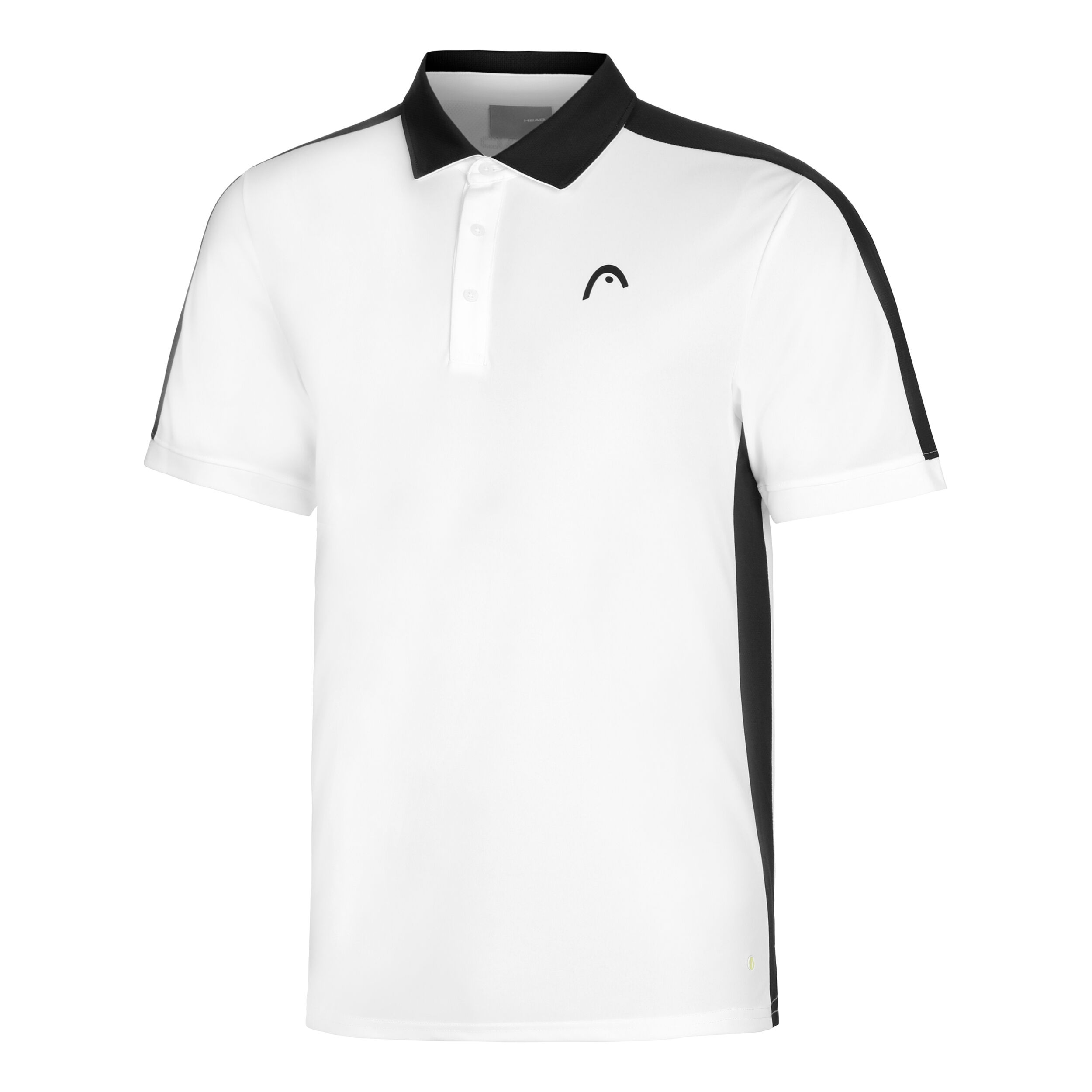 HEAD Slice Polo Hommes - Blanc , Noir