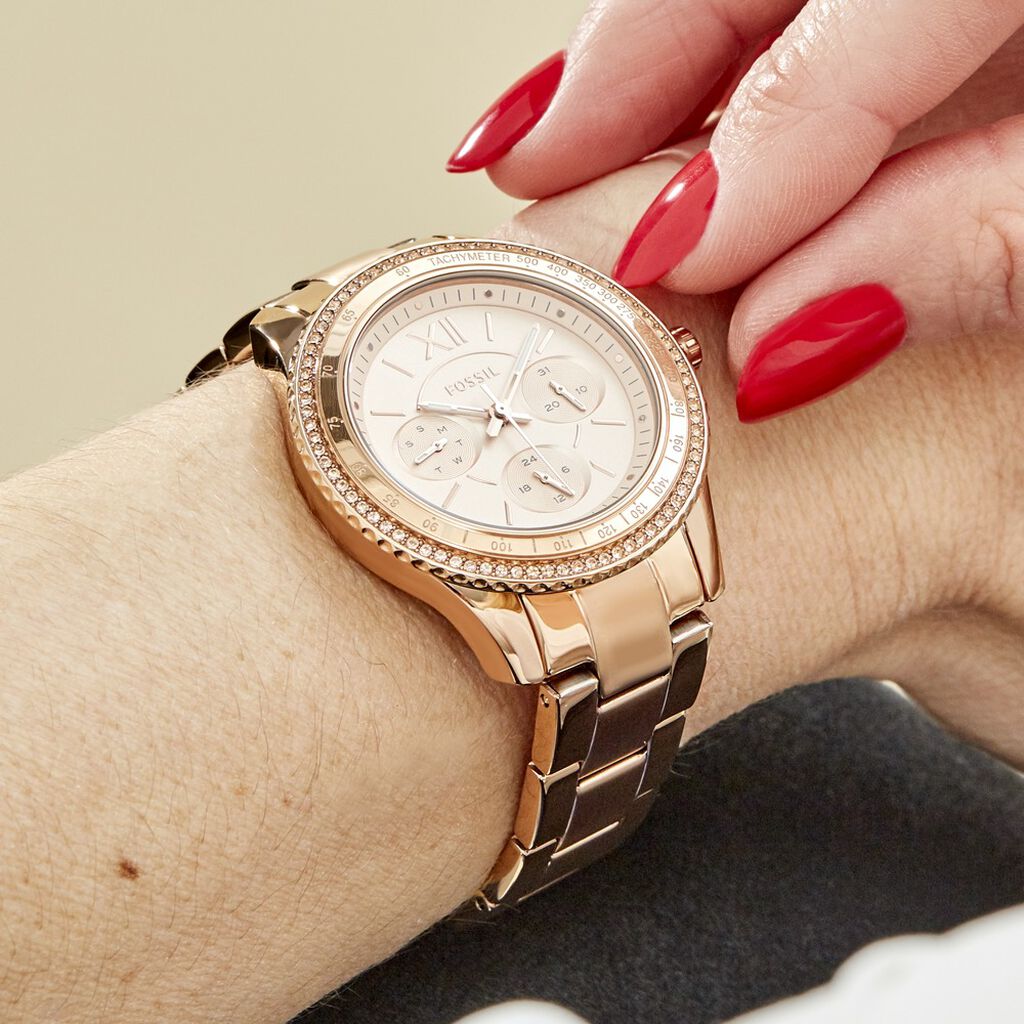 Montre Fossil Stella Sport Doré Rose