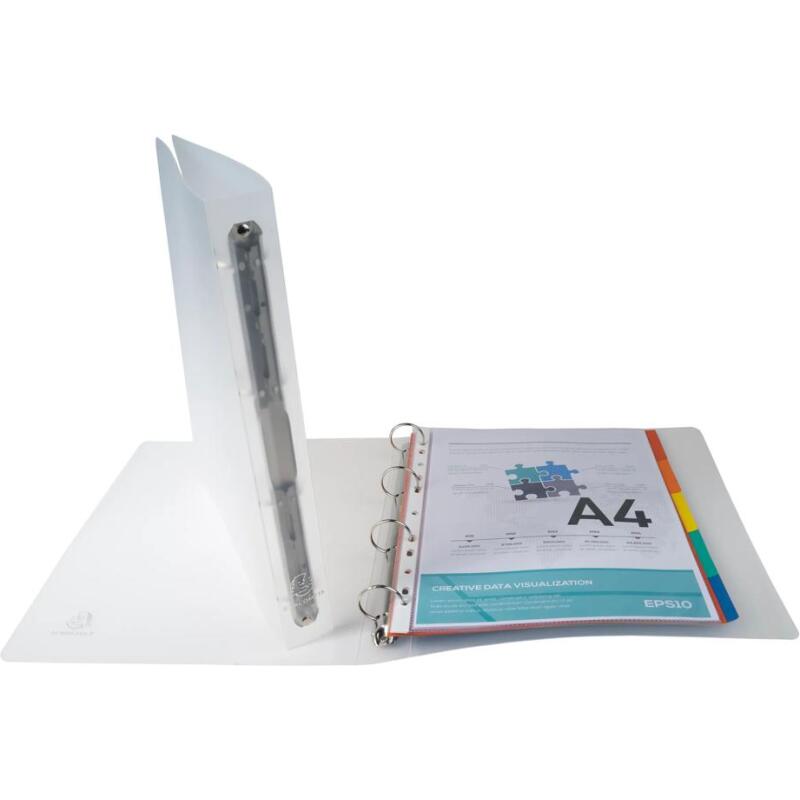 Classeur 4 anneaux 30 mm polypropylène Chromaline - A4 maxi