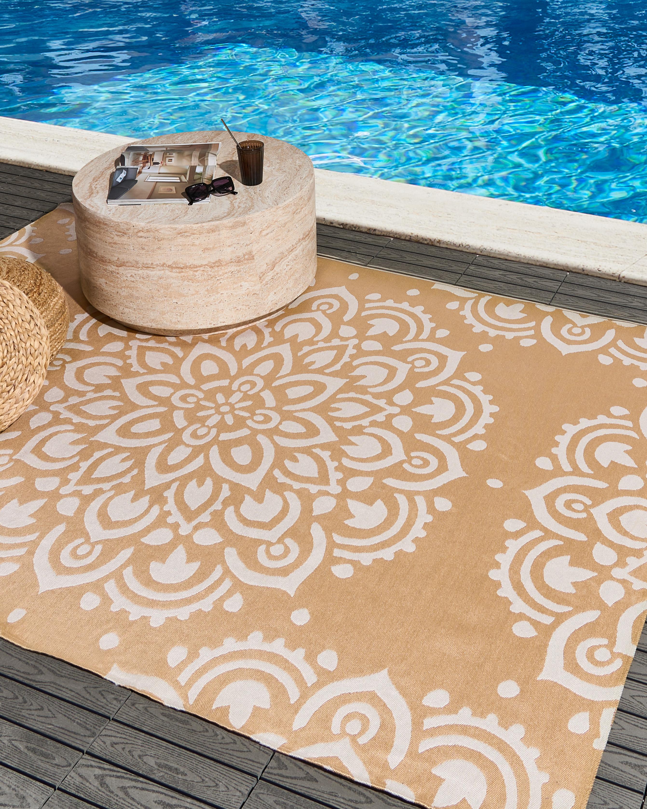 Tuintapijt KARWAR Beige 160 x 230 cm