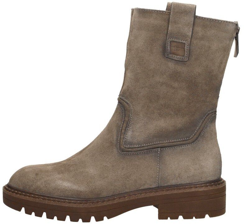 Tamaris Enkellaarsjes Plat taupe