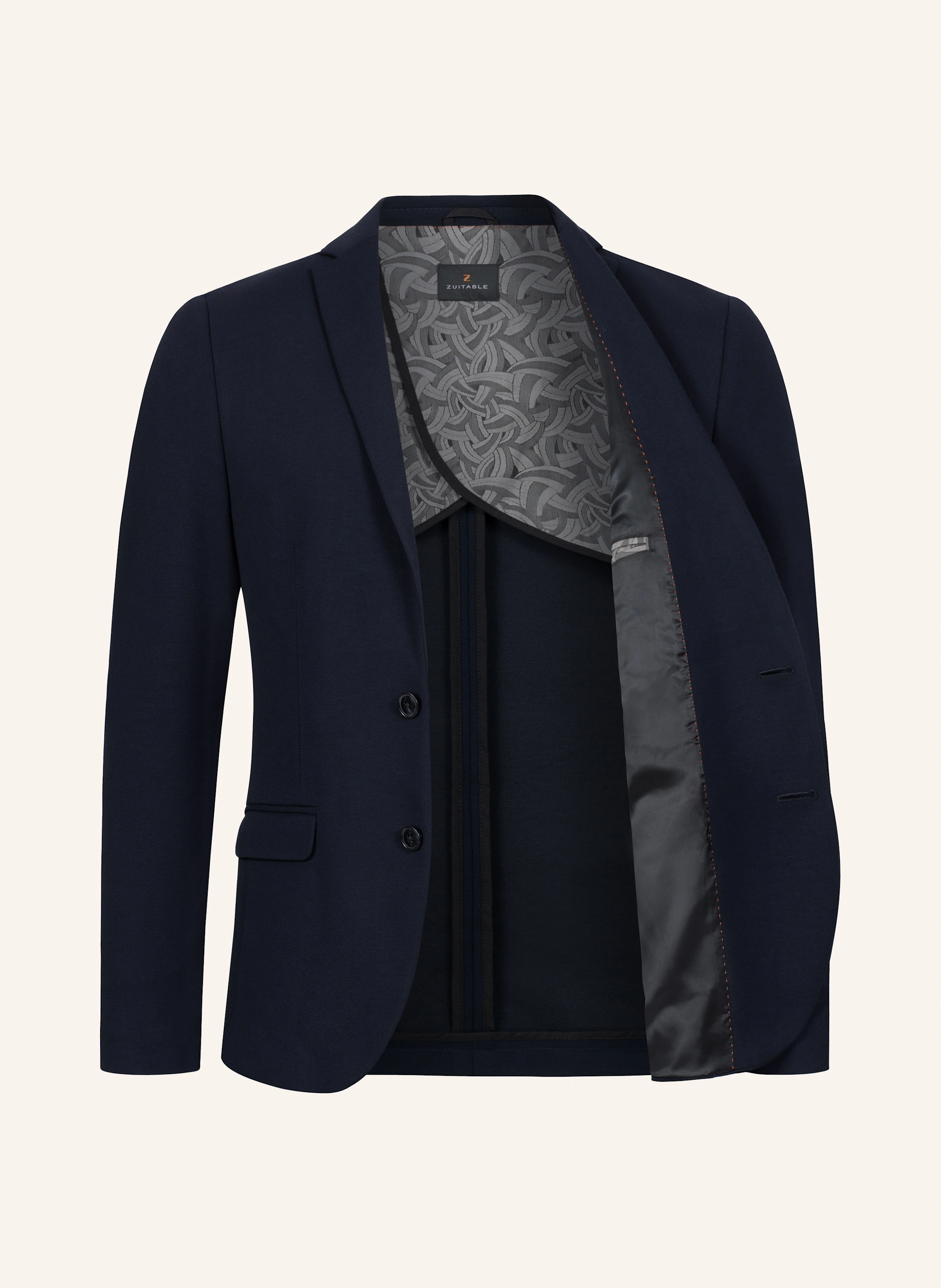 ZUITABLE Anzugssakko DINORRIS Slim Fit aus Jersey