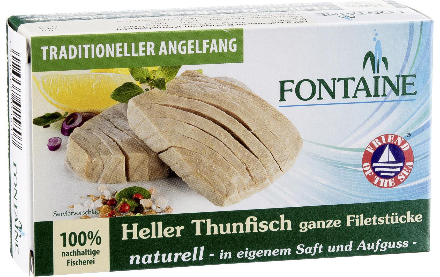 Konserven Thunfisch hell naturell 120 gThunfisch aus nachhaltiger Fischerei