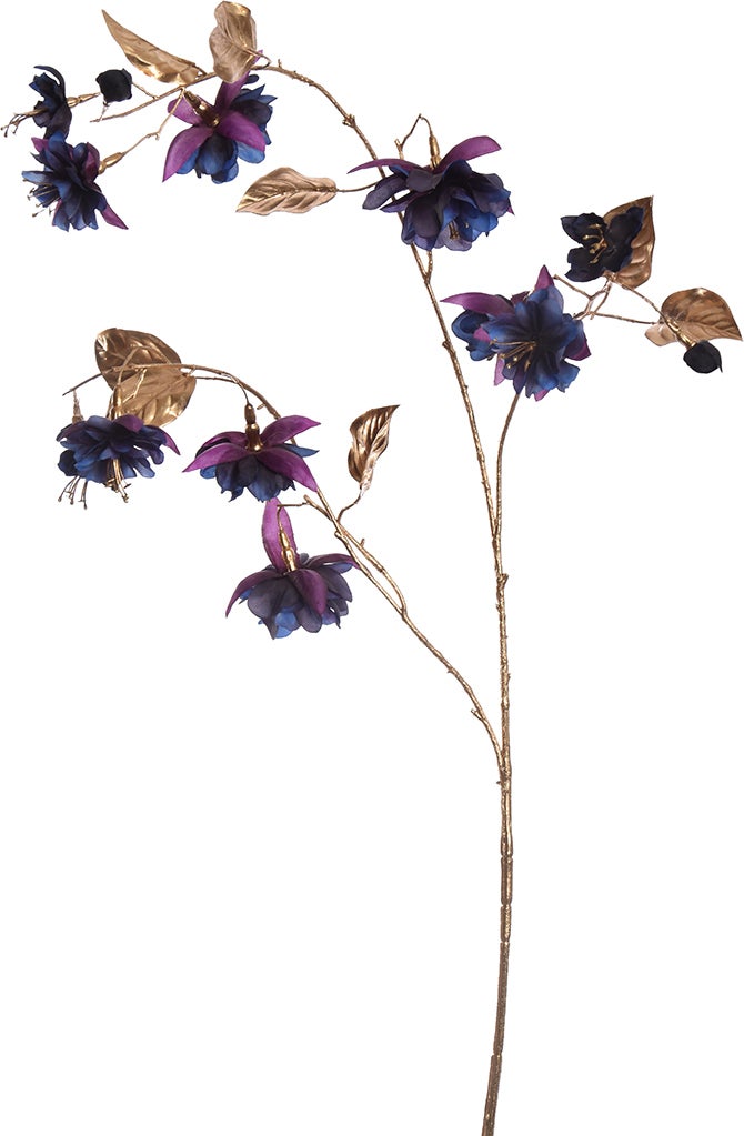 Jasaco Pure kunstbloem Fuchsia 96 cm blauw