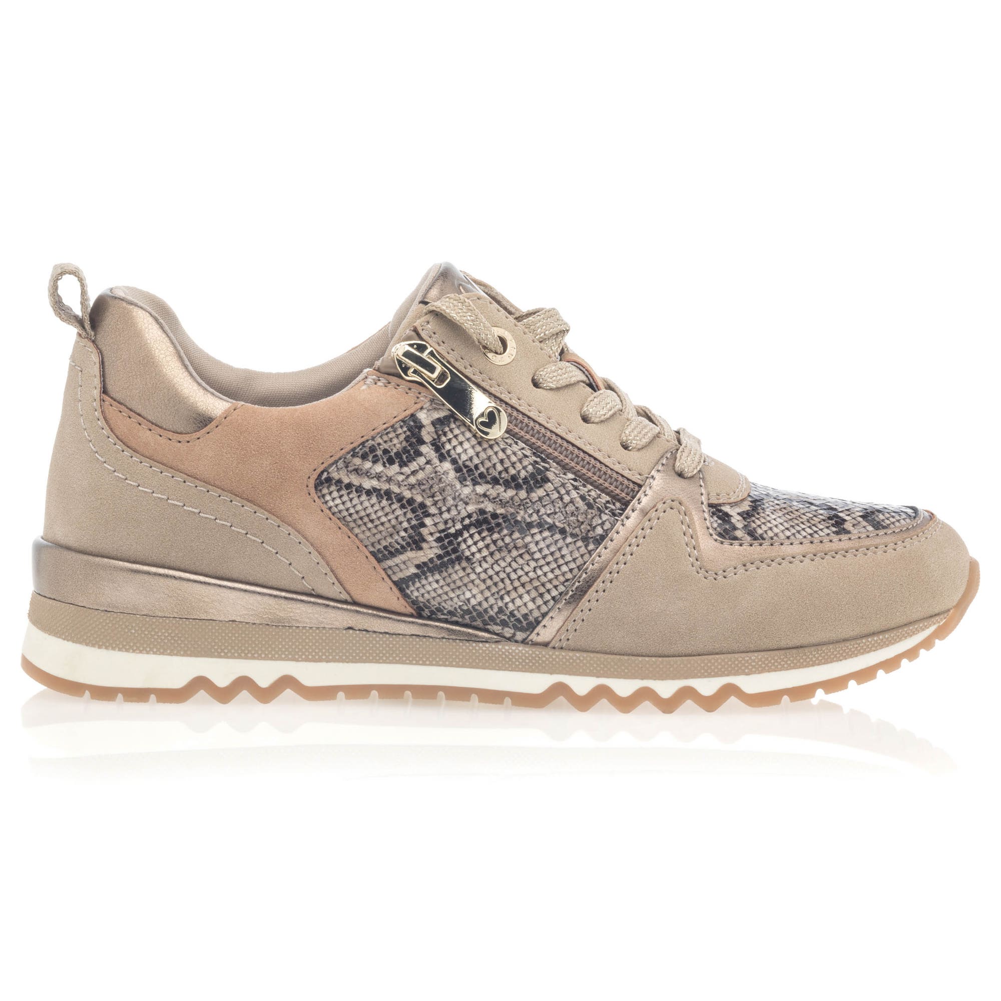 Baskets basses Femme taupe