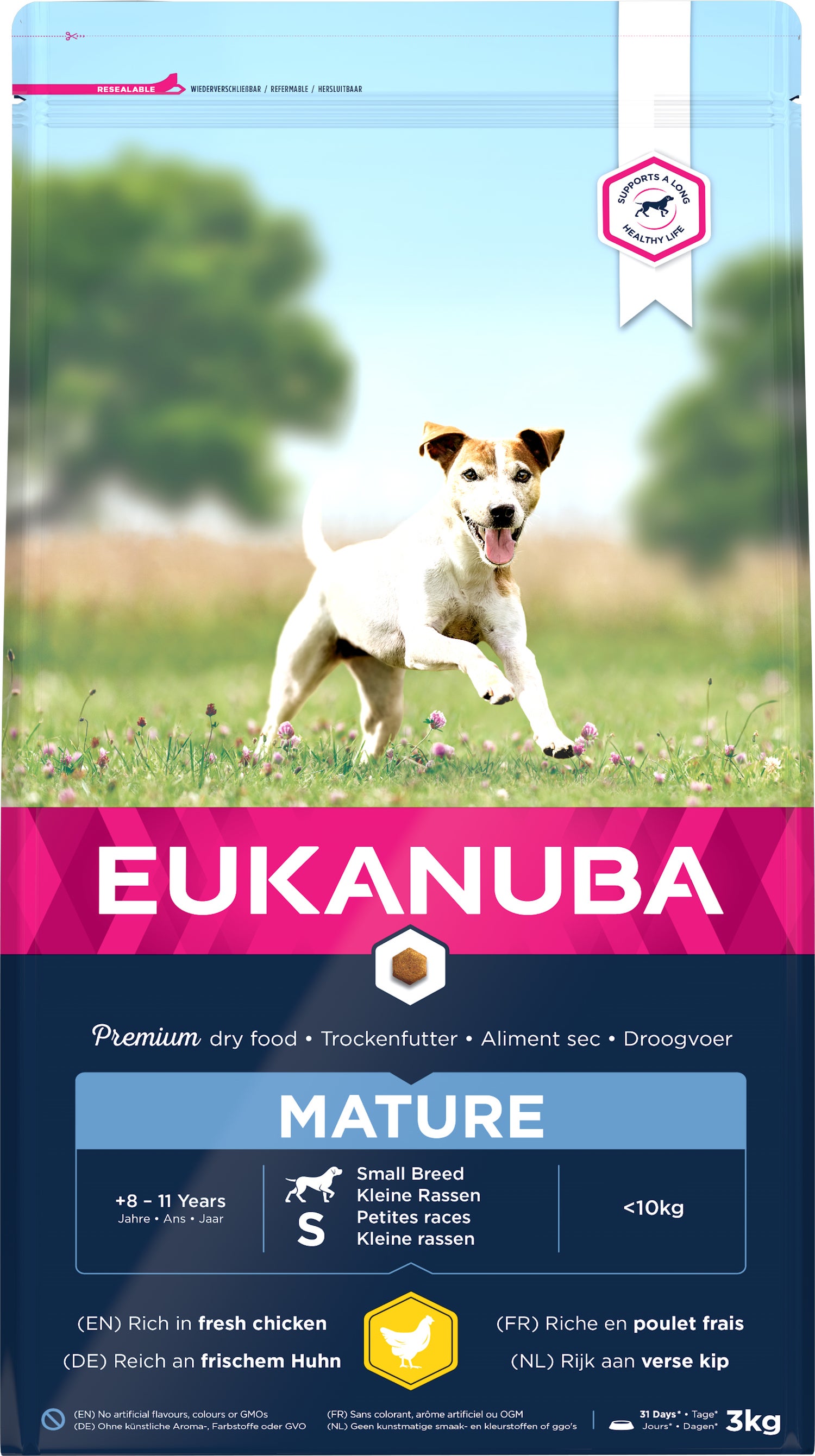 Eukanuba hondenvoer Mature senior klein kip 3 kg