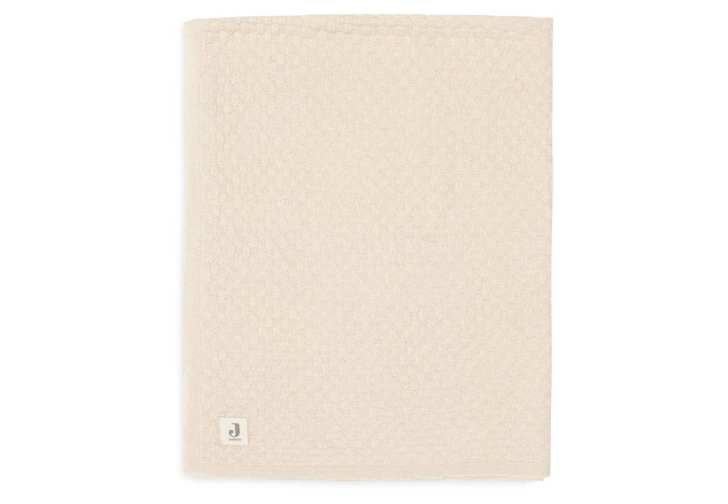 baby ledikantdeken 100x150cm Weave Knit Merino wool - Oatmeal