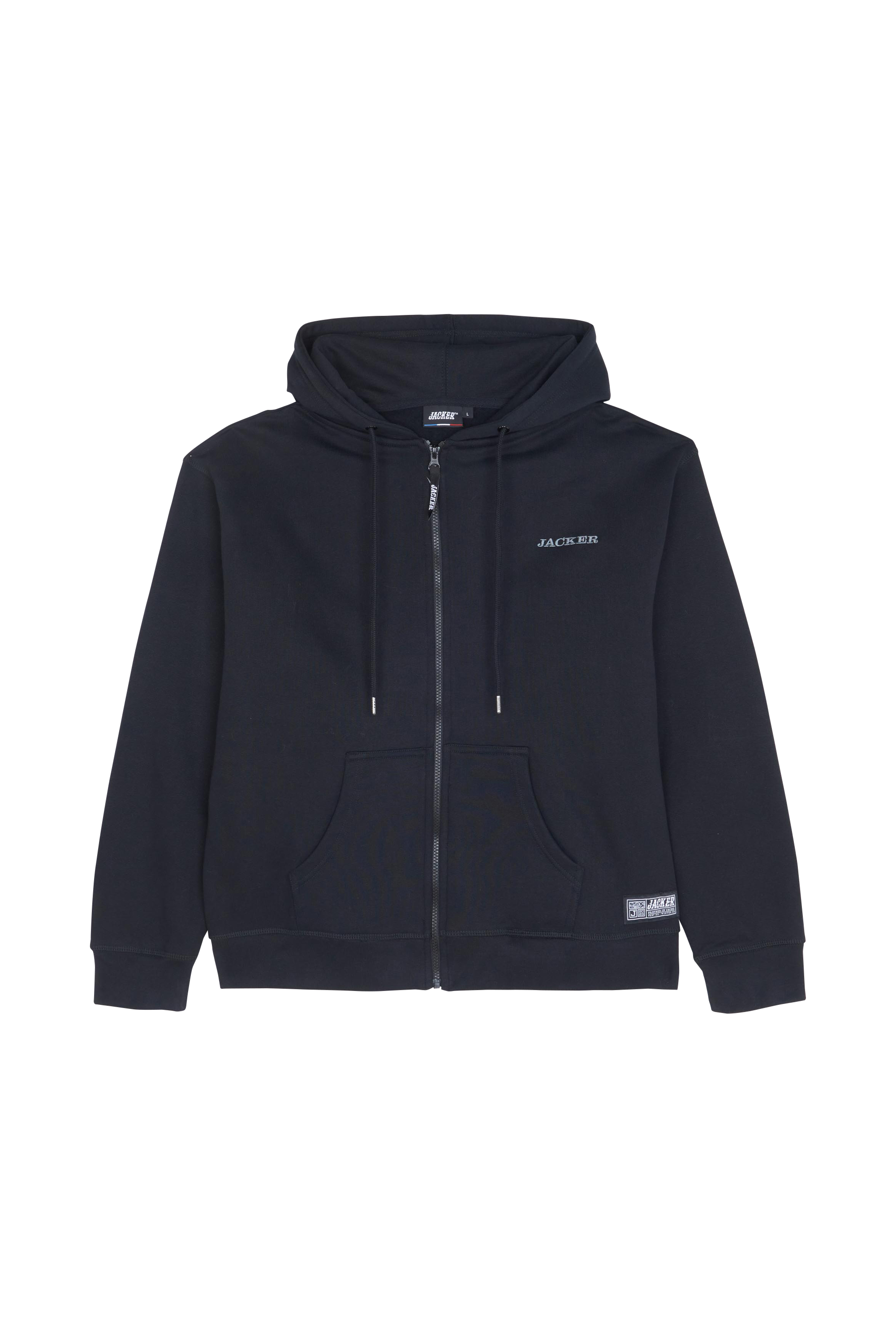 JACKER Hoodie zippé Notorious Zip Noir