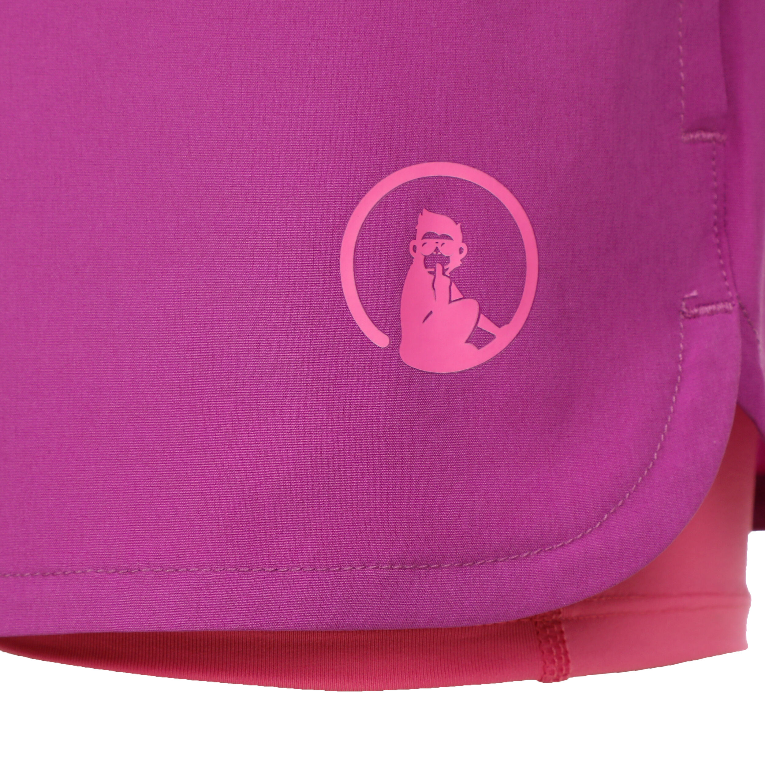 Quiet Please Point 2in1 Shorts Filles - Berry, Pink