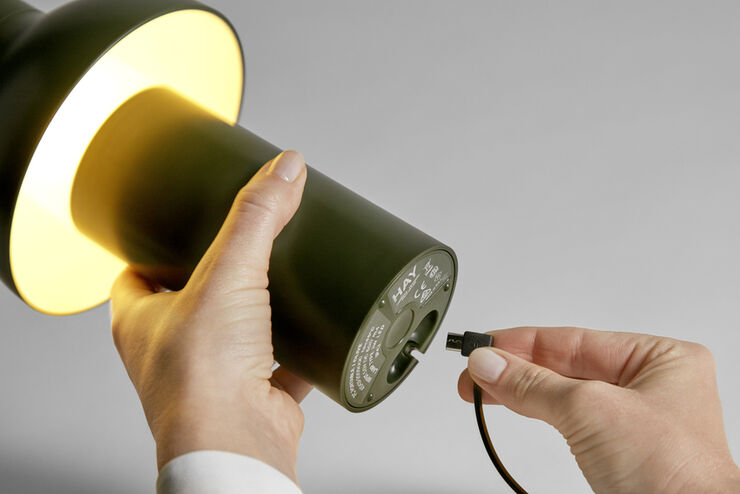 Hay PC Portable Lamp Soft black