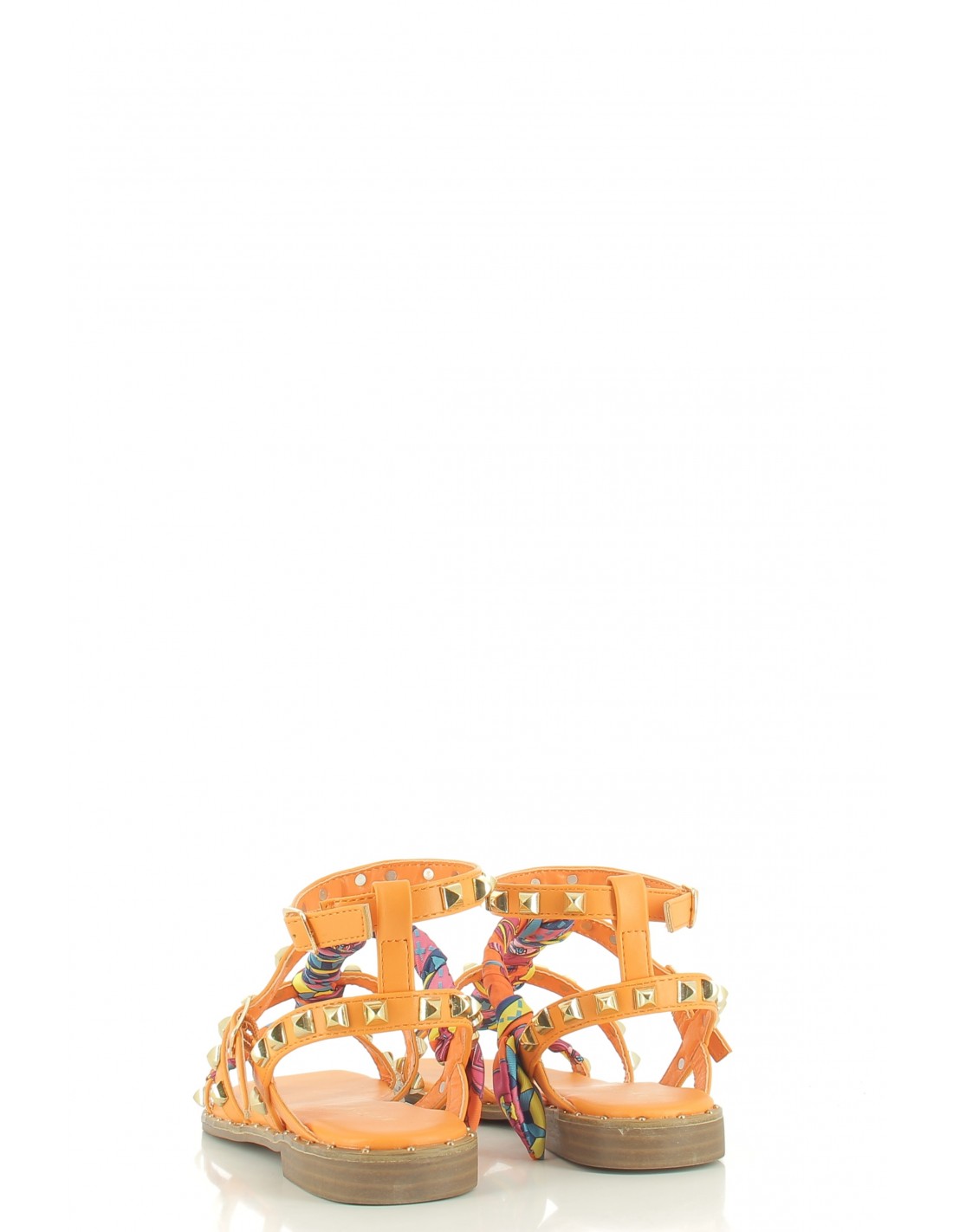 kharisma Sandales plate5294bis orange