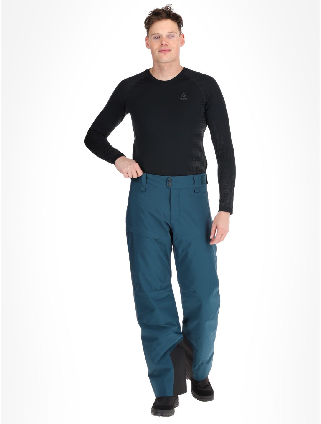 M Maroon skibroek heren