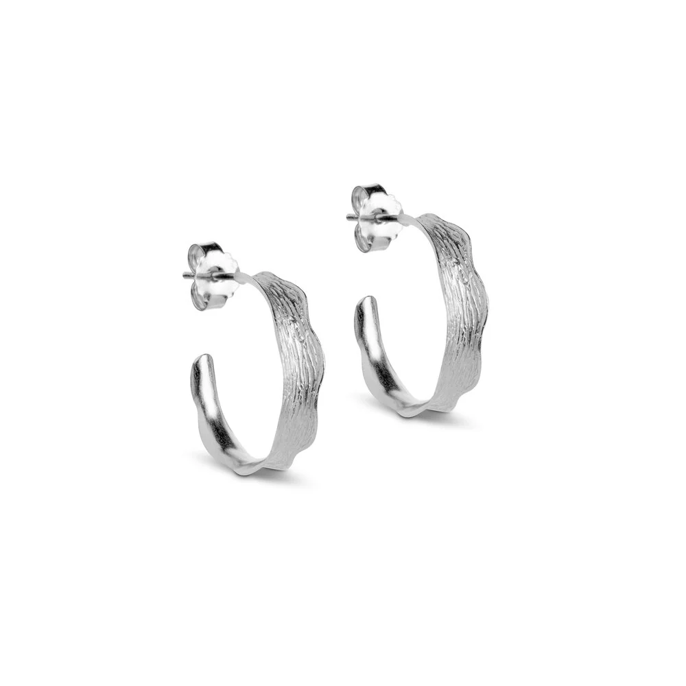 ENAMEL Copenhagen  Ane Small hoops - sølv