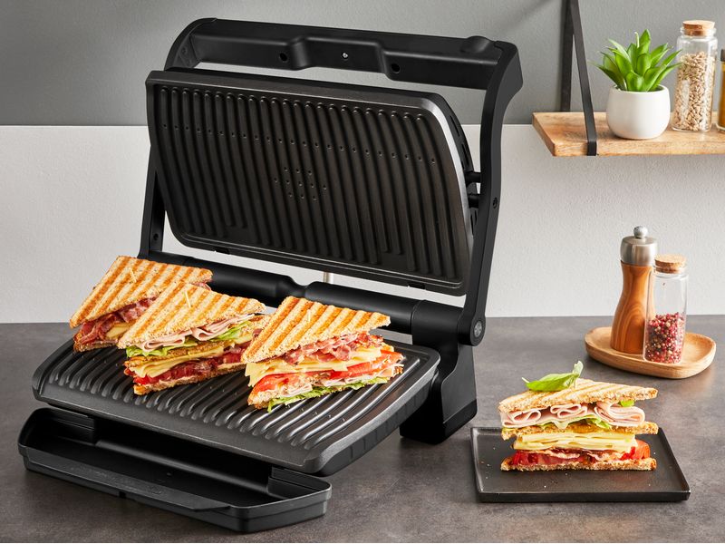 Tefal OptiGrill  XL GC7278 2000 W Intelligenter Kontaktgrill im XL-Format