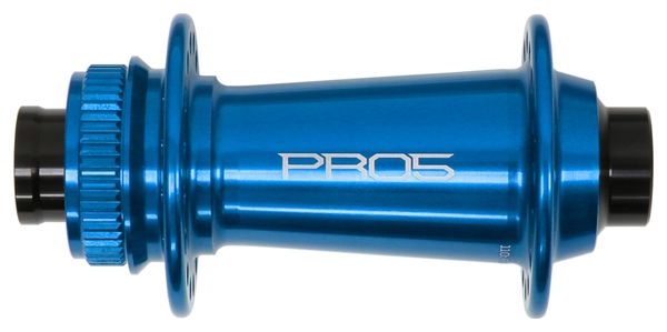 Moyeu Avant Hope Pro 5 32 Trous | Boost 15x110 mm | CenterLock | Bleu