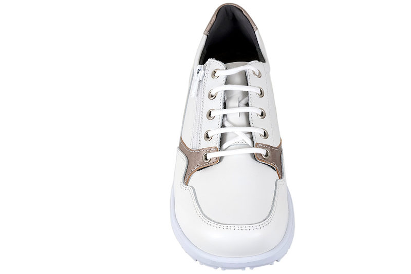 NEW FEET SKO I HVIDT SKIND
