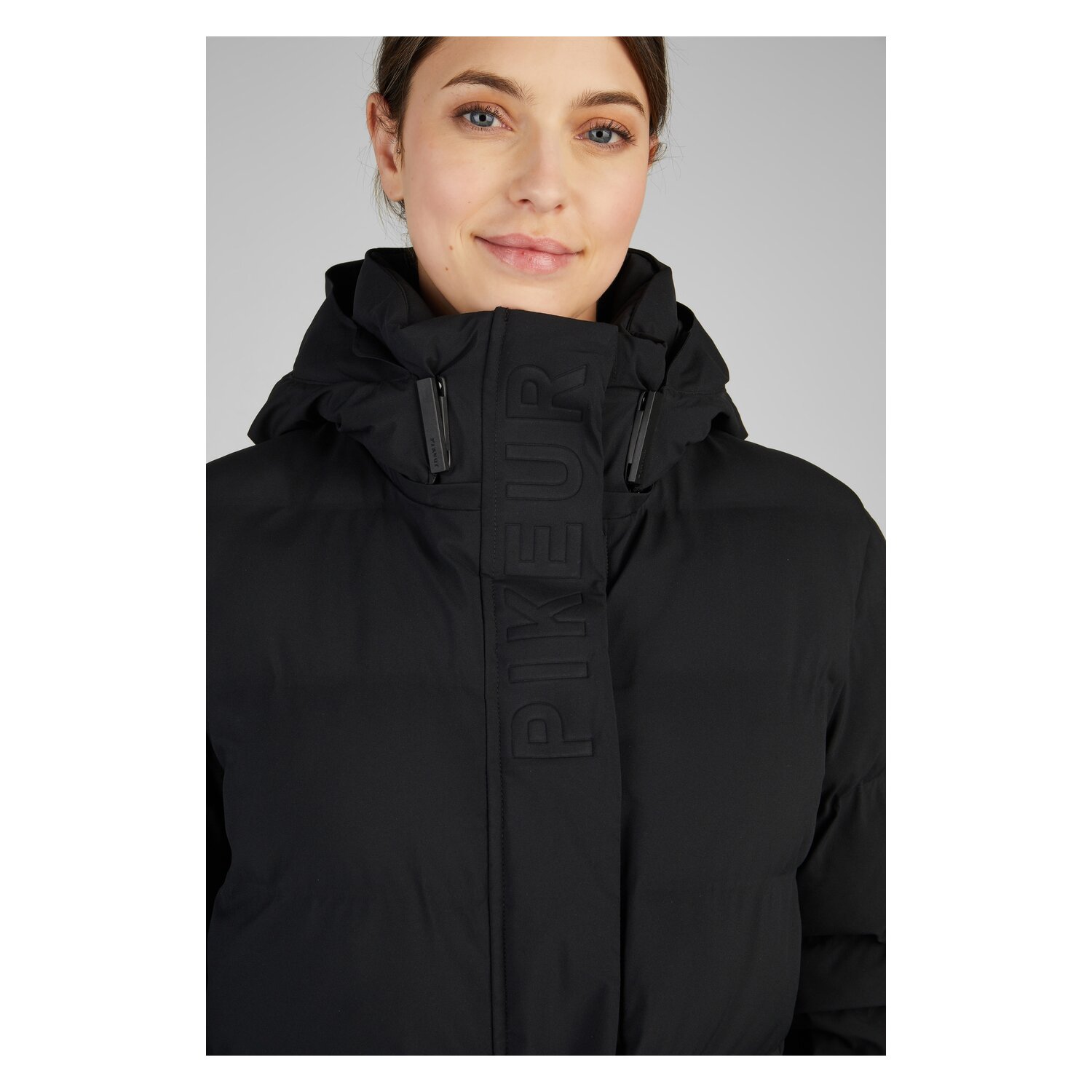 PIKEUR Athleisure Stepp-Reitmantel - black