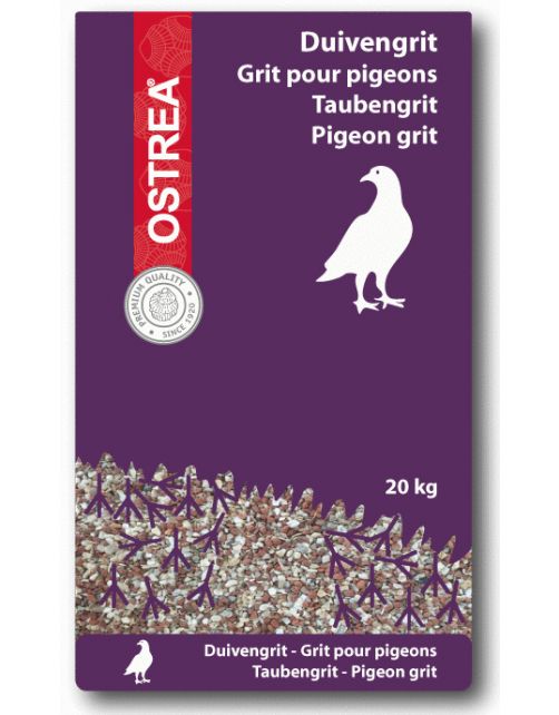 Ostrea Duivengrit - Duivensupplement - 20 kg Nr. 1