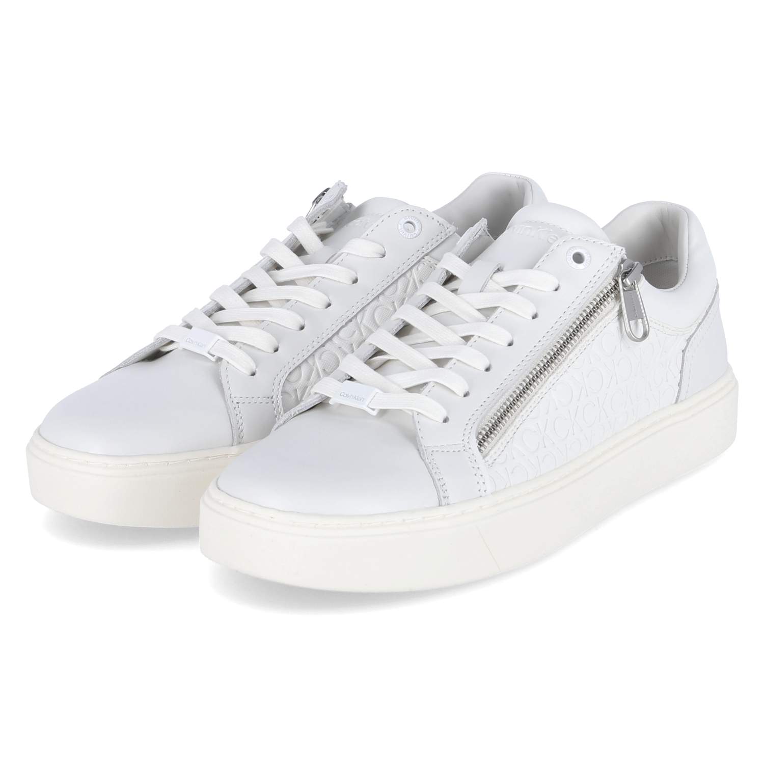 Calvin Klein Low Sneaker - triple white