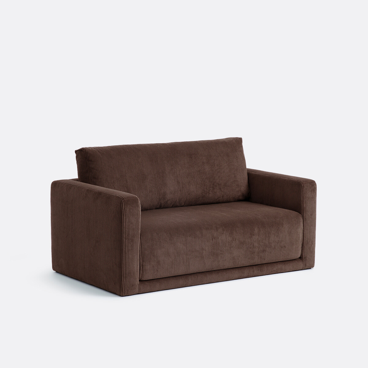 LA REDOUTE INTERIEURS<br>Sofá cama 2 lugares ribfluweel Hani