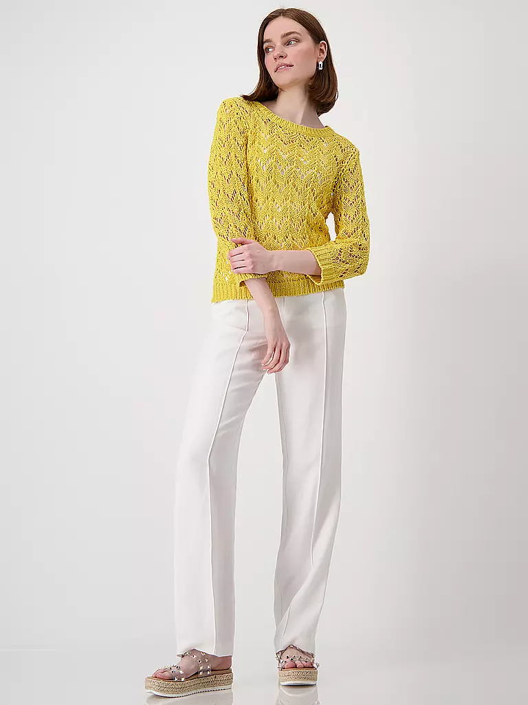 MONARI Pullover gelb