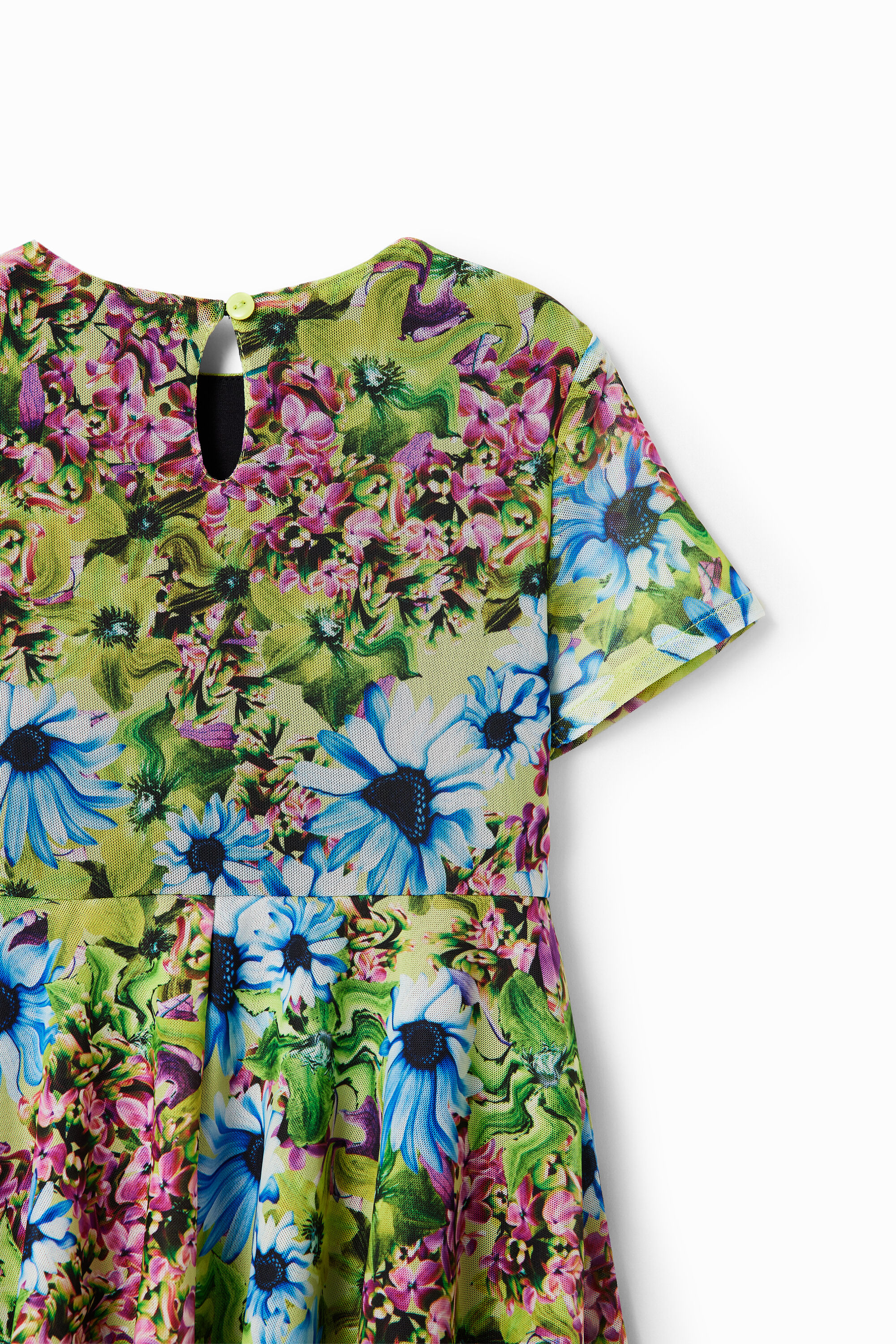 Robe tulle fleurs