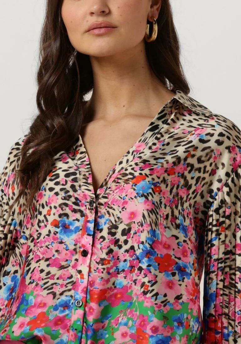 LIU JO leopard liu jo blouse camicia ts m/l