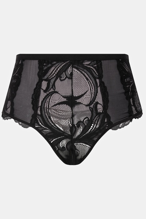Stringpanty, High Waist, Ouvert-Öffnung im Schritt