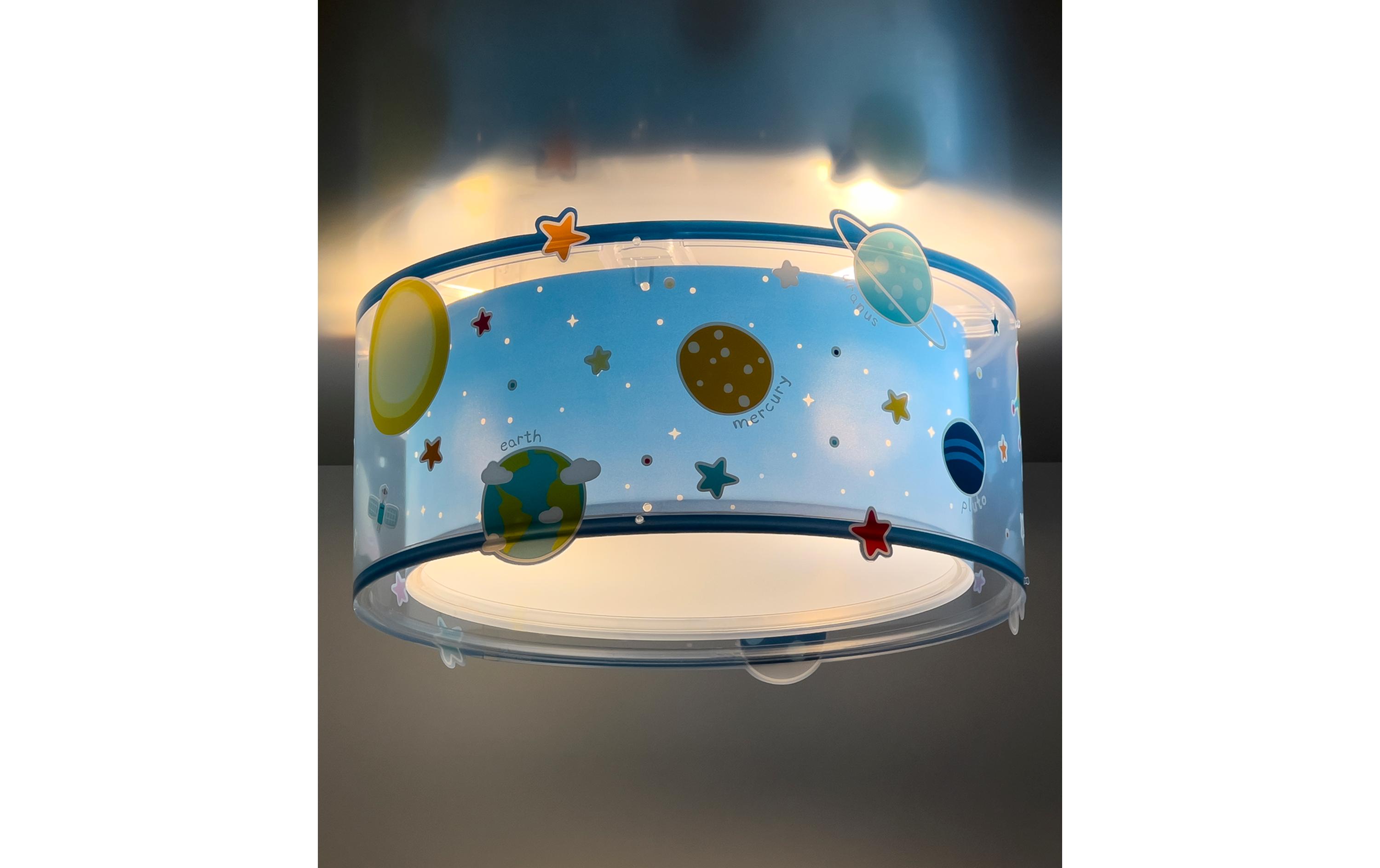 Deckenlampe PlanetsDeckenleuchte mit Doppelschirm für Kinder