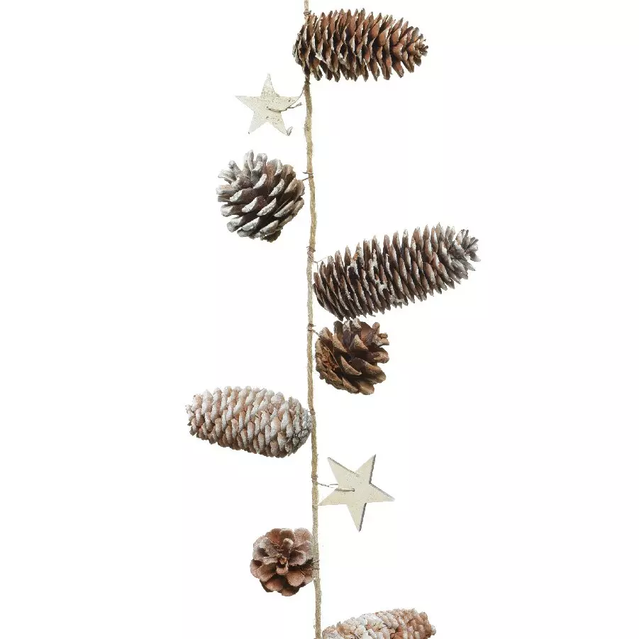 Guirlande pommes de pin (140 cm) Etoiles d'hiver