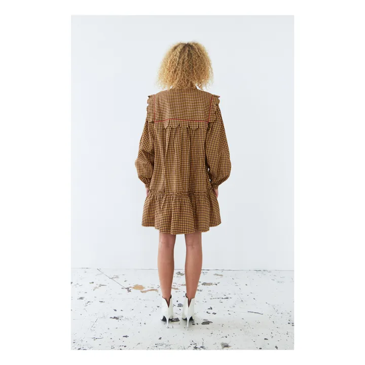 Stella Nova Robe Carreaux | Marron