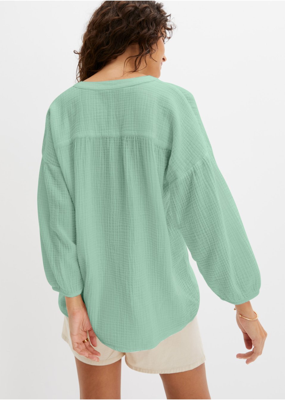 Tunique-blouse en mousseline