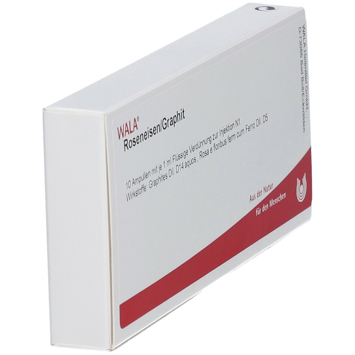 Wala® ROSENEISEN/ Graphit Amp.