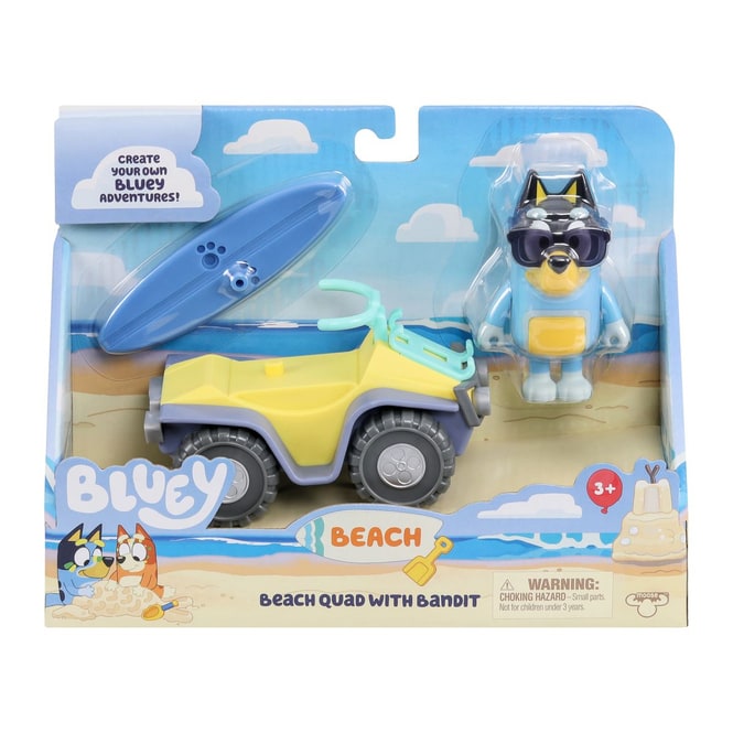 Bluey - Beach Quad