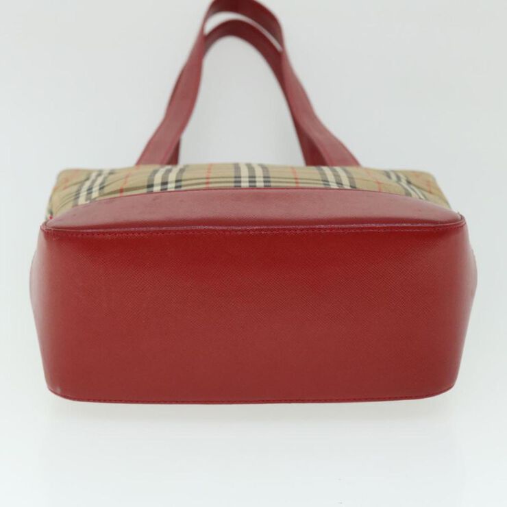 Burberry Vintage Burberry Shoulder Bag Red