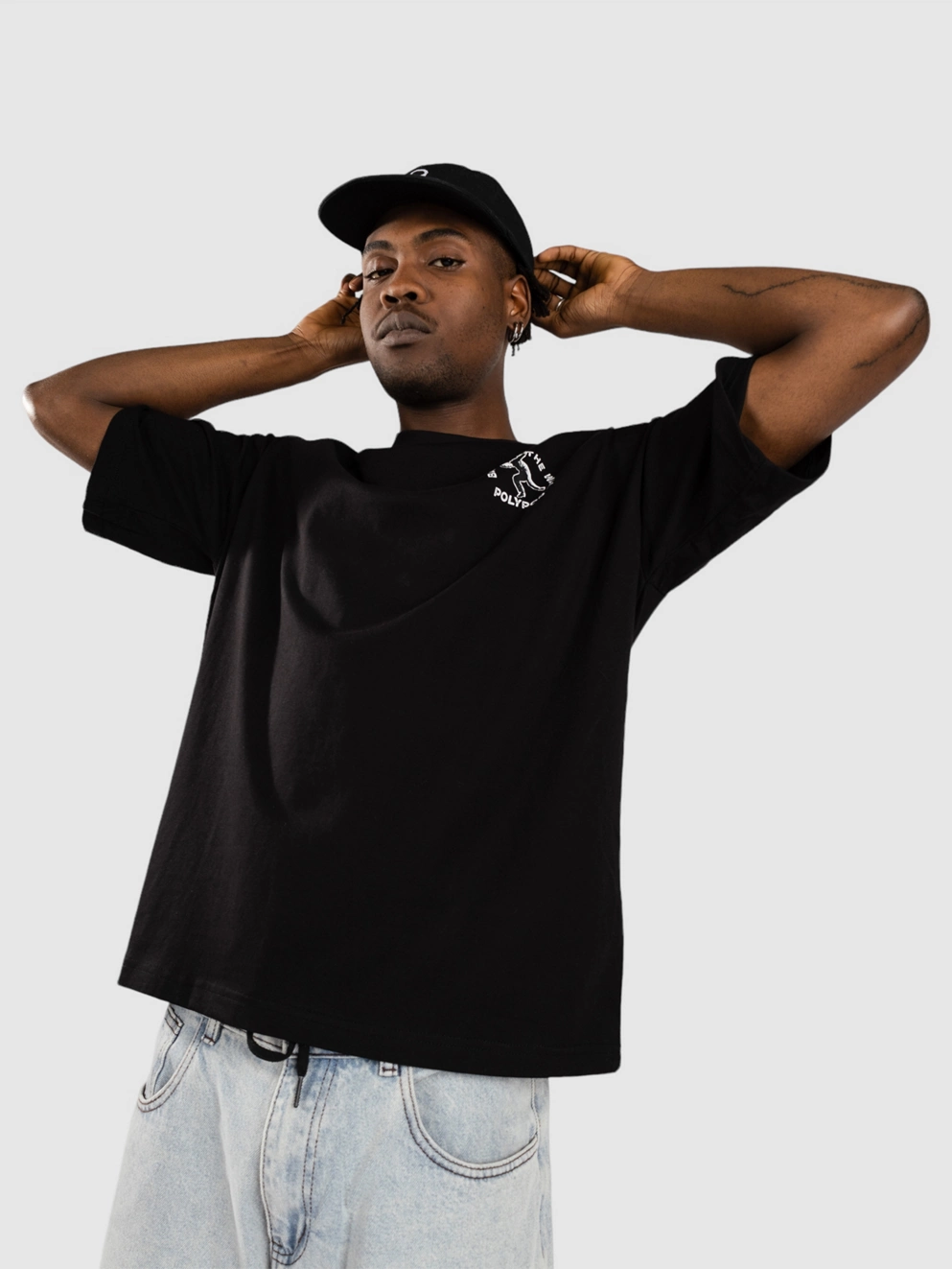 Polypop Balls To The Wall Boxy Fit T-Shirt black