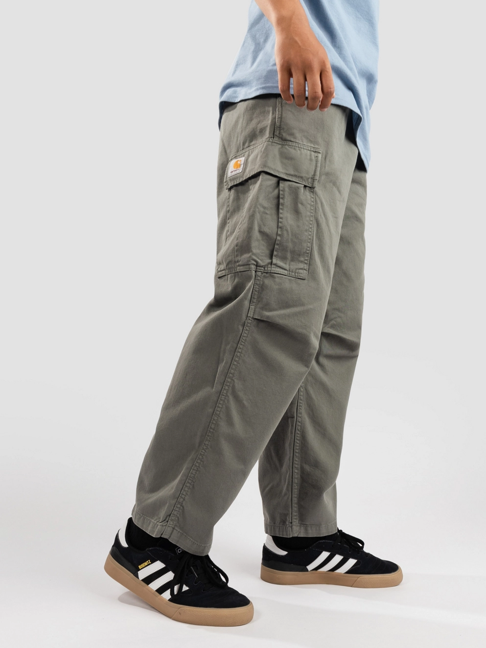 Carhartt WIP Cole Cargo Pants smoke green/garment dyed