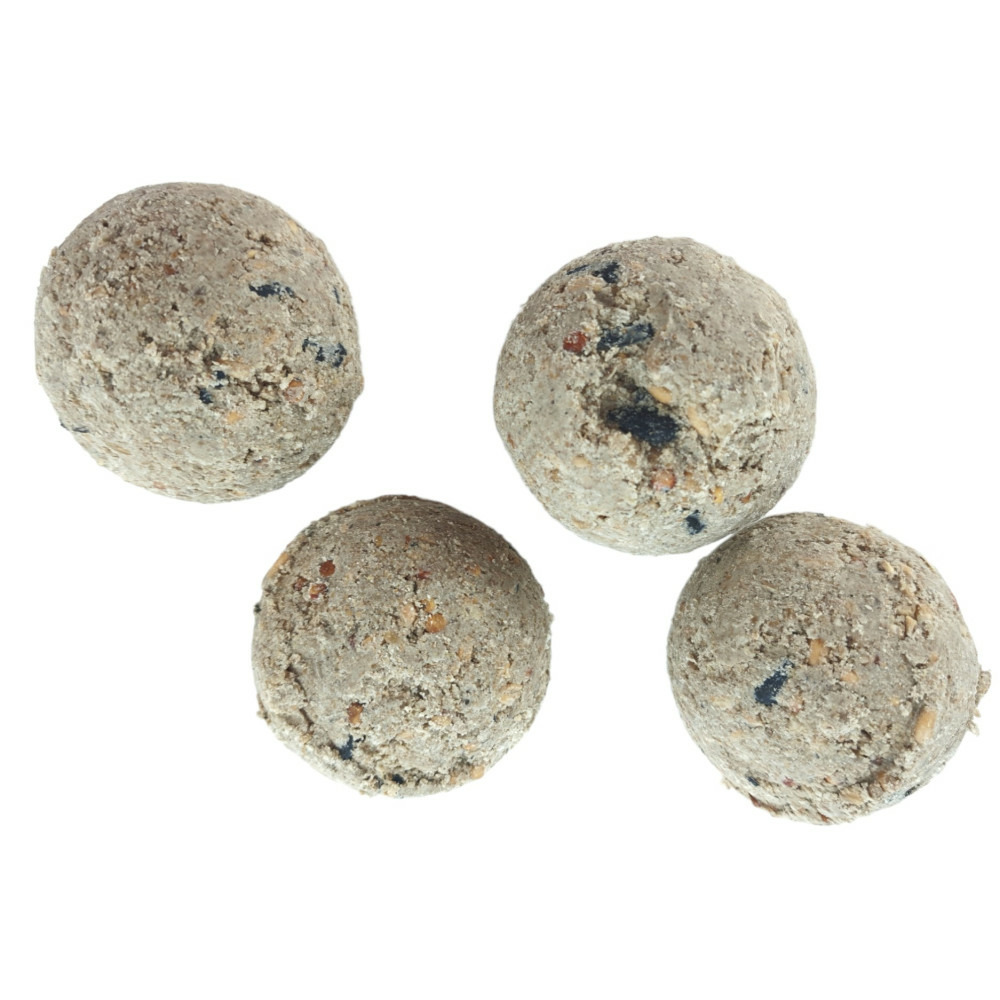 4 boules de graisse de 90 gr toutes saisons pour oiseaux