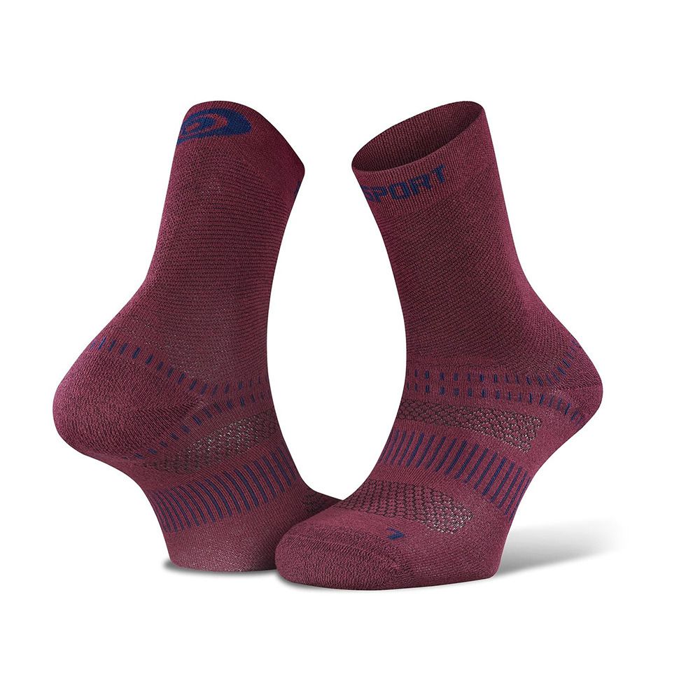 BV Sport DOUBLE EVO - Chaussettes bordeaux