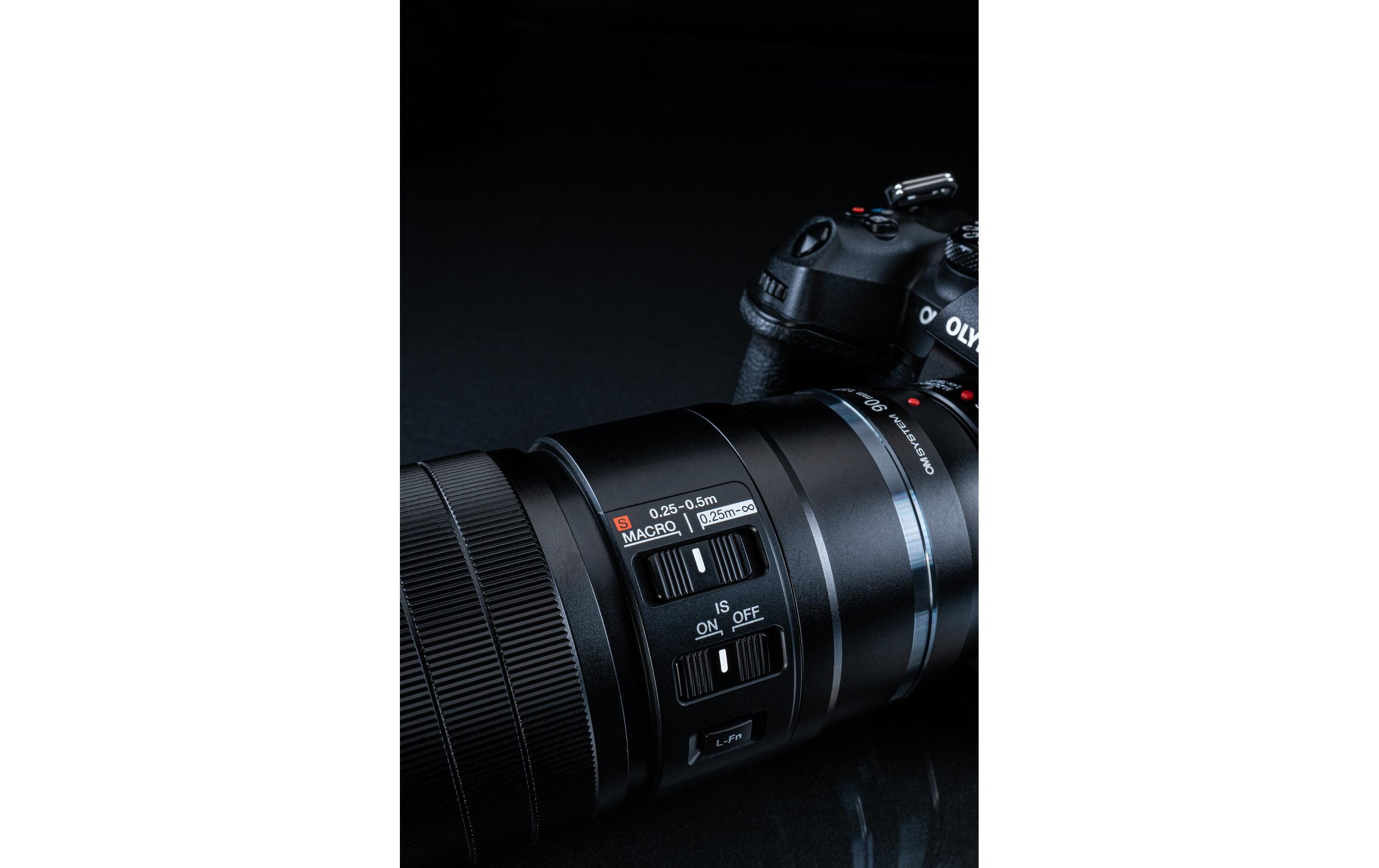 Festbrennweite M.ZUIKO DIGITAL ED 90mm F3.5 Macro IS PRO MFT<br>Professionelles Makroobjektiv für Abenteuer