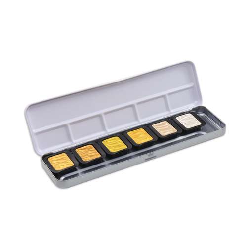 FINETEC Essentials Farbkästen deckende Perlglanzfarben