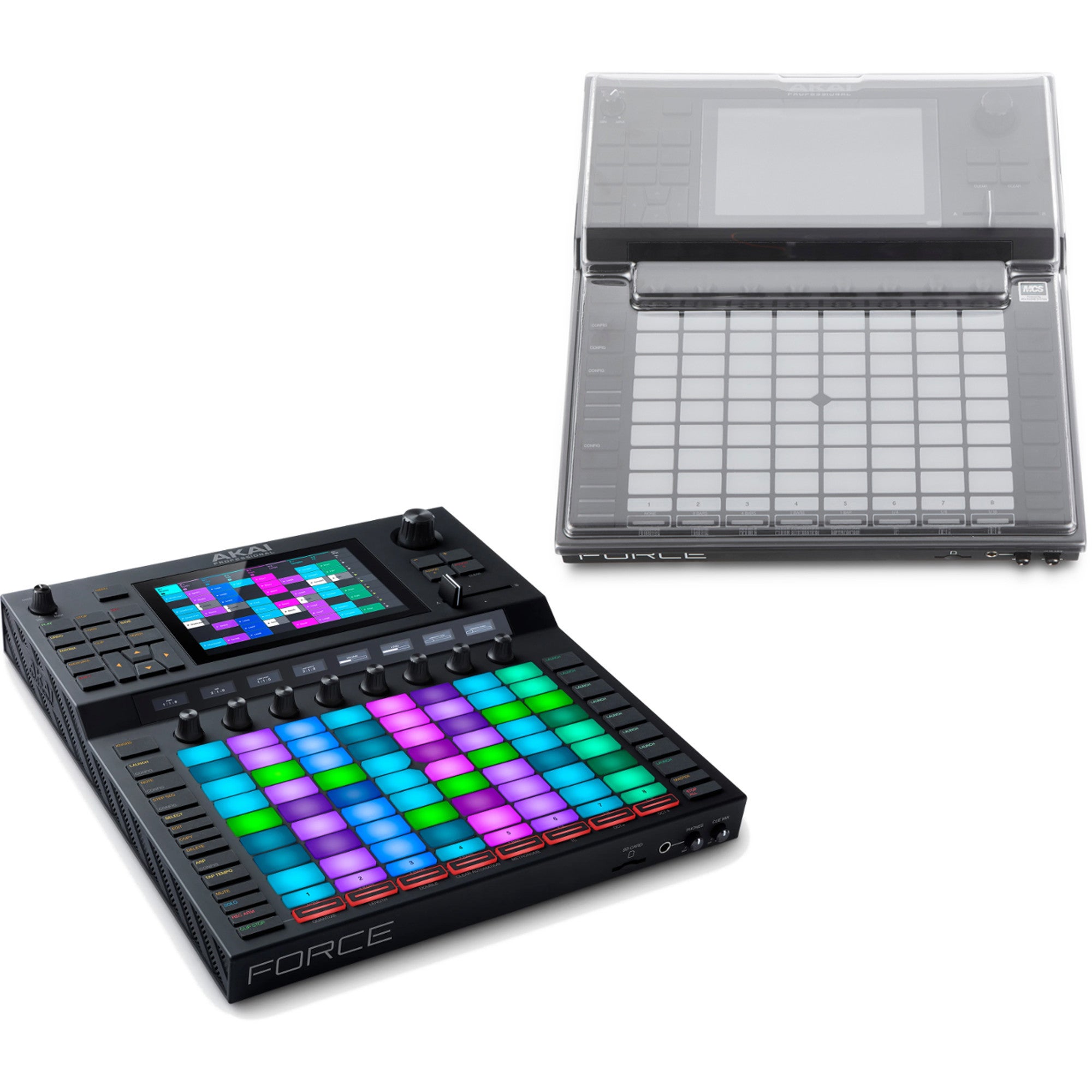 Akai Professional Force + Decksaver stofkap
